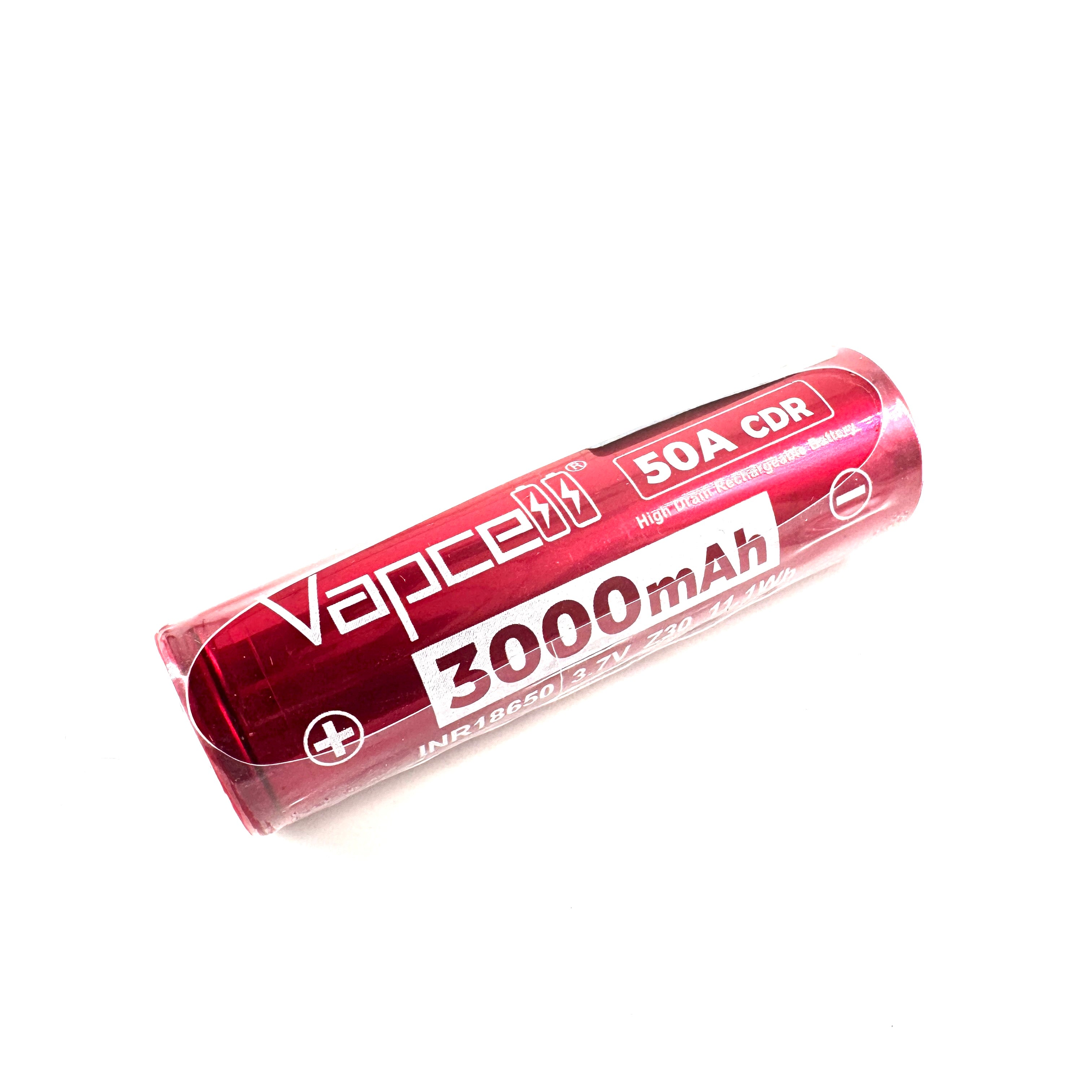 18650 Vapcell Z30 3000mAh 50A High Discharge Flat Top Li-ion Battery