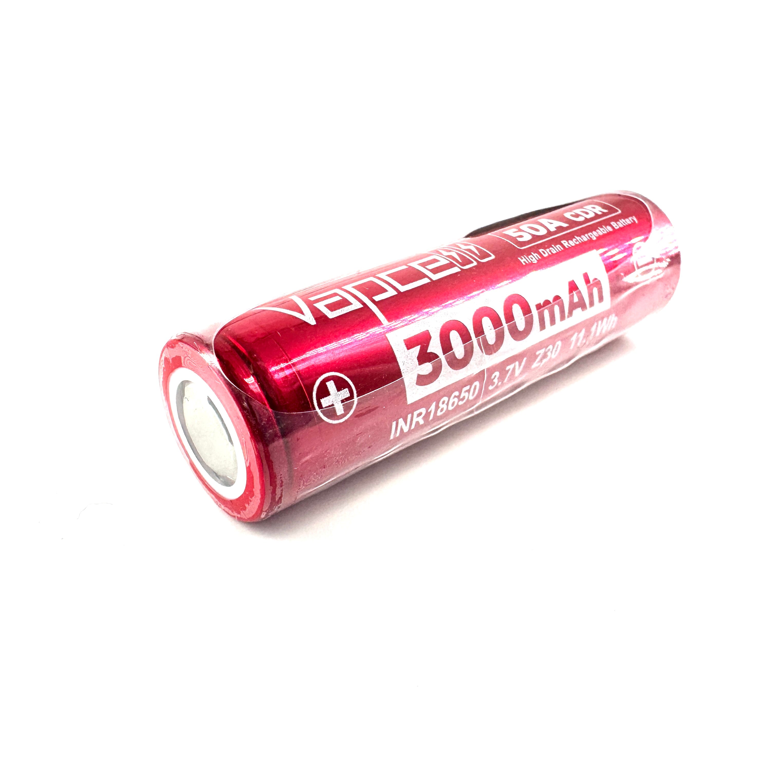 18650 Vapcell Z30 3000mAh 50A High Discharge Flat Top Li-ion Battery